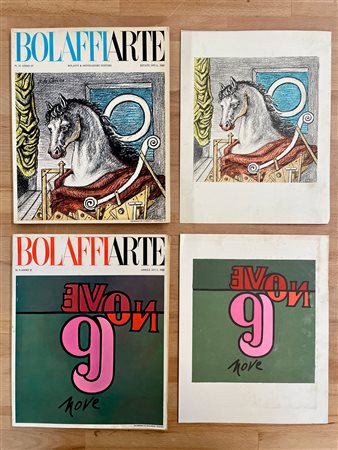 CATALOGHI CON OPERE ALL'INTERNO (BOLAFFI) - Lotto unico di 2 riviste Bolaffi Arte