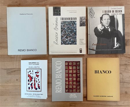 REMO BIANCO - Lotto unico di 6 cataloghi