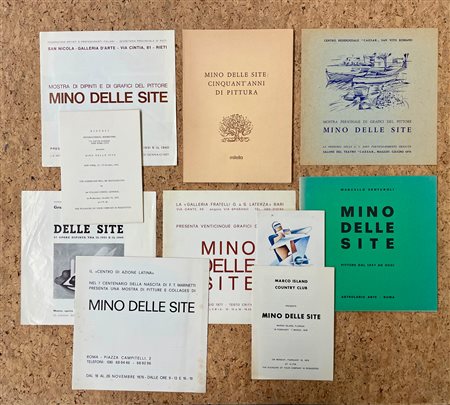 FUTURISMO (MINO DELLE SITE) - Lotto unico di 10 tra piccoli cataloghi e pieghevoli illustrati