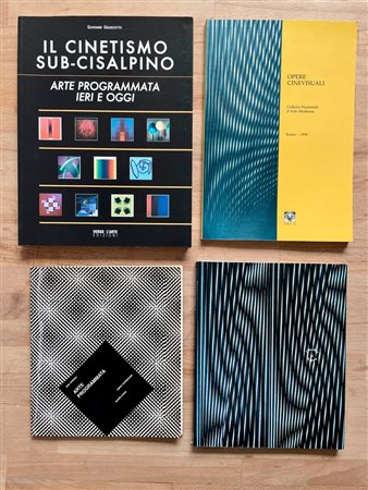 ARTE OPTICAL E CINETICA - Lotto unico di 4 cataloghi