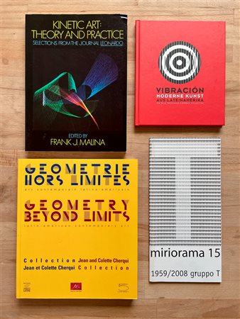 ARTE OPTICAL E CINETICA - Lotto unico di 4 cataloghi