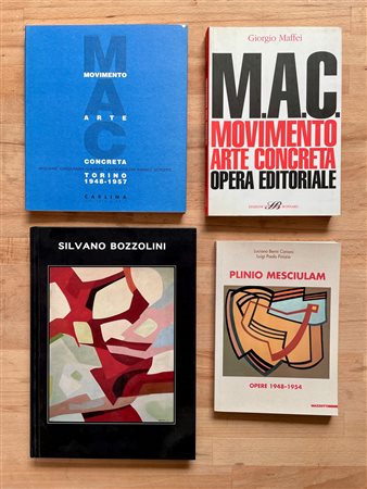 M.A.C. - MOVIMENTO ARTE CONCRETA - Lotto unico di 4 cataloghi