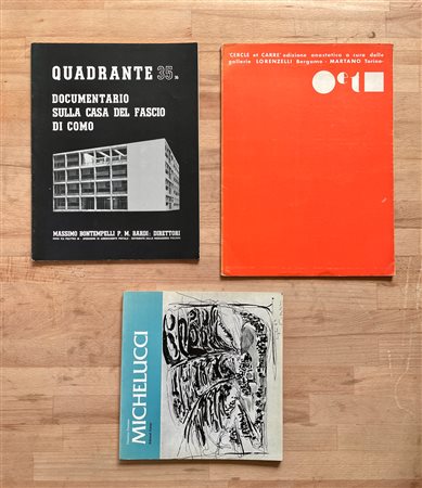 ARCHITETTURA - Lotto unico di 3 cataloghi