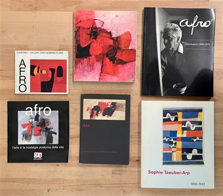 AFRO E SOPHIE TAEUNER-ARP - Lotto unico di 6 cataloghi