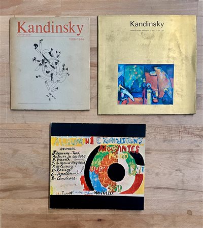 WASSILI KANDINSKY E SONIA DELAUNAY - Lotto unico di 3 cataloghi