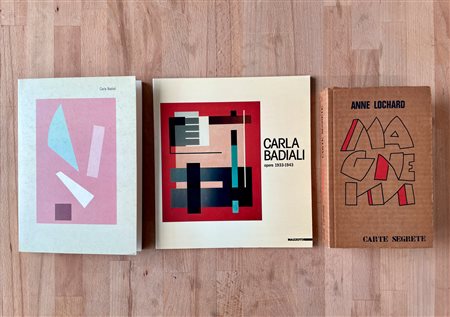 CARLA BADIALI E ANNE LOCHARD - Lotto unico di 3 cataloghi