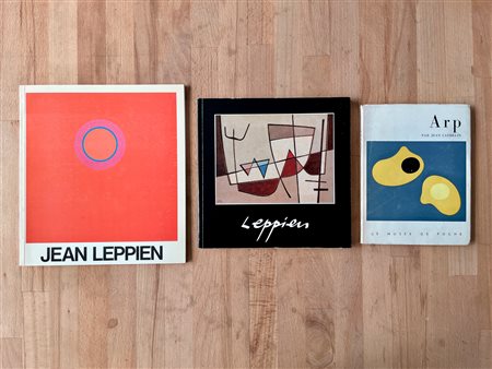 JEAN LEPPIEN E JEAN ARP - Lotto unico di 3 cataloghi