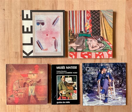 HENRI MATISSE, PAUL KLEE E SALVADOR DALÌ - Lotto unico di 5 cataloghi