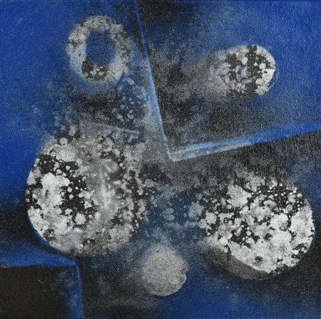 Paolo Masi (1933) SENZA TITOLO, 2007 acrilico su tela, cm 20x20 sul retro:...