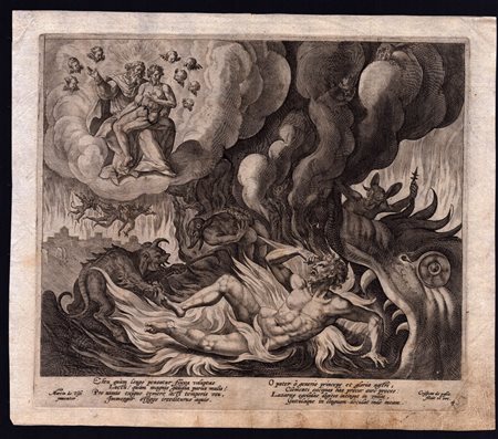 Crispijn de Passe I
(c. 1564 - 1637)
 Parabola di Lazzaro e del ricco epulone, da Martin de Vos