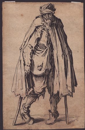 Jacques Callot
(1592 - 1635)
 Il mendicante con i bastoni