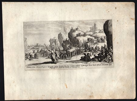 Jacques Callot (copia da)
(1592 - 1635)
 La Separazione del Mar Rosso