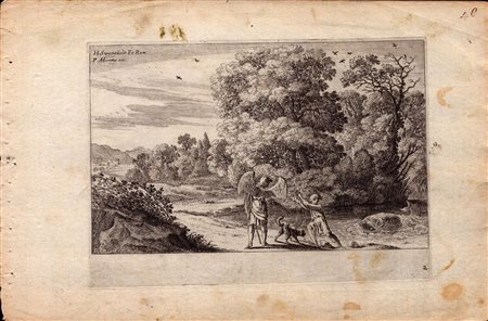 Herman van Swanevelt
(Woerden 1603 - Parigi 1655)
 Passaggio con angelo e Tobia
