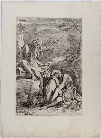 Salvator Rosa
(Napoli 1615 - Napoli 1673)
 Il riposo di Enea