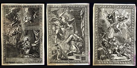 detta Suor Isabella
(Venezia 1644 - 1734)
 Annunciazione | Apparizione dell'angelo a David | Cristo risorto