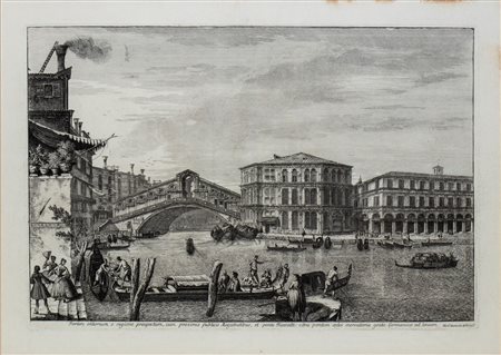 Michele Marieschi
(1710 - 1743)
  Forum olitorium e regione prospectum, cum proximis publicis Magistatibus, et ponte Rivoalti...