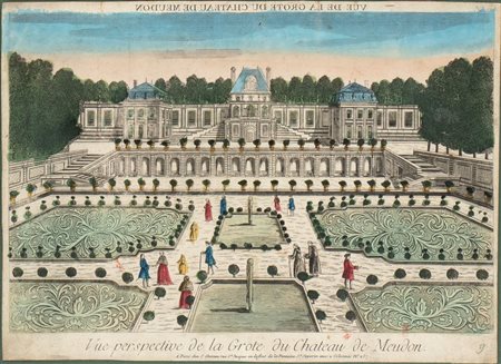 

 Vue perspective de la Grote du Chateau de Meudon, seconda metà XVIII secolo