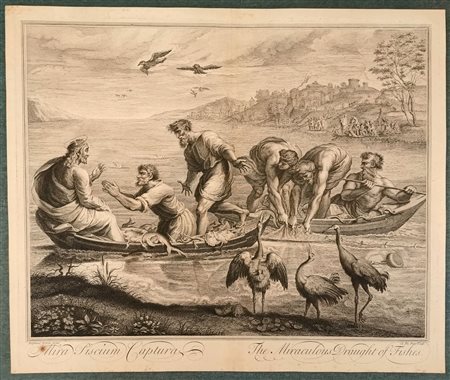 Claude Dubosc
(1682 - 1745)
 Mira piscium captura, da Raffaello