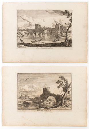 Adrien Manglard
(1695 - 1760)
 Ponte Salaro | Ponte Mamolo fuori di Roma, 1753-1754