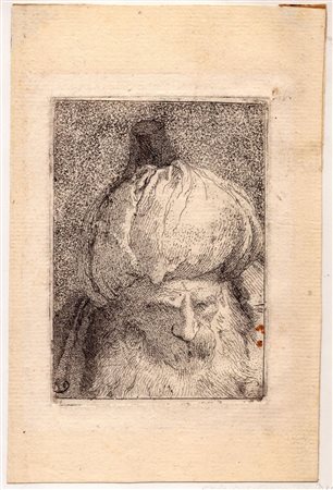 Giandomenico Tiepolo
(1727 - 1804)
 Testa di uomo con turbante