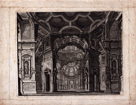 Vincenzo Mazzi
(1748 - 1790 (fl.))
 Scenografia: interno di una chiesa