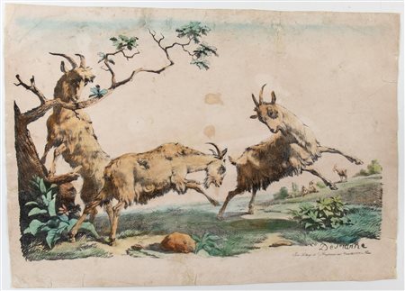 Godefroy Engelmann
(1788 - 1839)
 Caproni in gioco, 1820