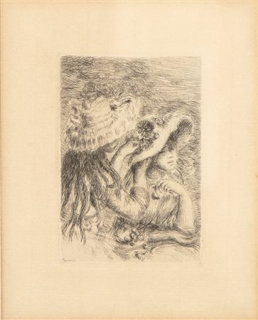 Auguste Renoir
(1841 - 1919)
 Le Chapeau Épinglé – La fille de Berthe Morisot et sa cousine (III versione) 