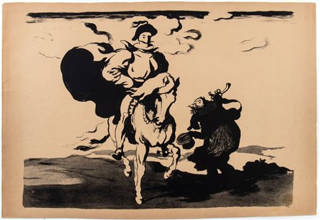 Louis Anquetin
(1861 - 1932)
 Le Cavalier et le Mendiant