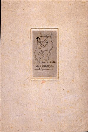 Armand Rassenfosse
(1862 - 1934)
 Ex libris Albert Mockel