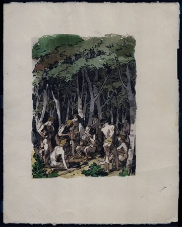 Jules Chadel
(1870 - 1942)
 Illustrazione per "Il centauro e la baccante"