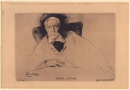 Edgar Chahine
(1874 - 1947)
 Ritratto di Alfred Stevens, 1900