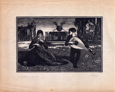 FRANCESCO NONNI
(Faenza 1885 - 1976)
 Et nos cedamos amori