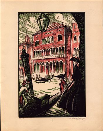 Robert Bonfils
(1886 - 1972)
 Gondole veneziane, 1922