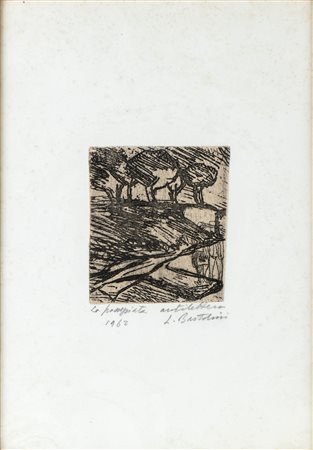 LUIGI BARTOLINI
(Cupramontana 1892 - Roma 1963)
 La passeggiata, 1962