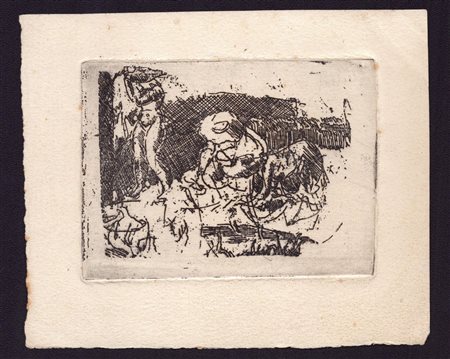 LUIGI BARTOLINI
(Cupramontana 1892 - Roma 1963)
 Lavandaie