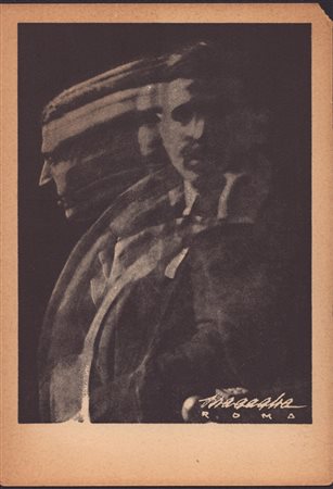 Anton Giulio Bragaglia
(1890 - 1960)
 Il pittore Francesco Trombadori. Fotodinamica Futurista 