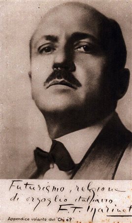 

 Filippo Tommaso Marinetti. Futurismo, religione di orgoglio italiano