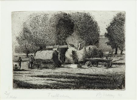 Virgilio Tramontin
(1908 - 2002)
 Trebbiatura, 1941