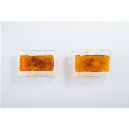 MAZZEGA (Attr.le), Coppia di lampade da parete