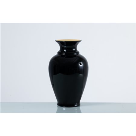 MAESTRI MURANESI, Vaso incamiciato in vetro