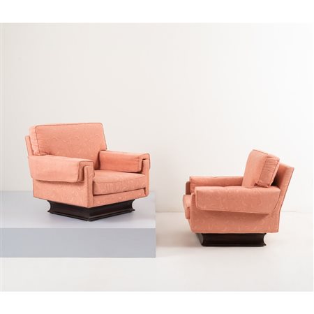 PIER LUIGI COLLI, Coppia di poltrone modello “Claudia”
