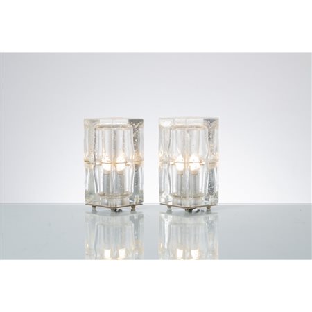 ALBANO POLI, Coppia di lampade da tavolo