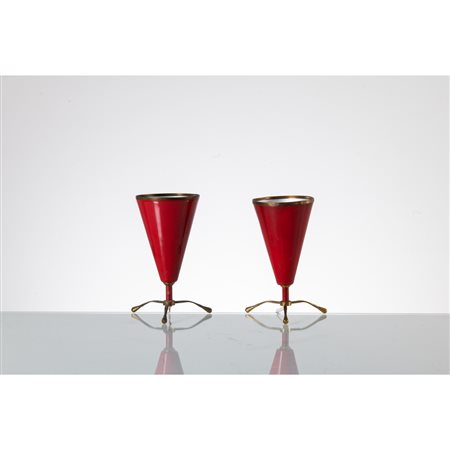 PRODUZIONE ITALIANA 1950 ca., Coppia di lampade da tavolo