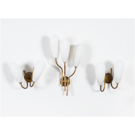 RUPERT NIKOLL (Attr.le), Tre lampade da parete