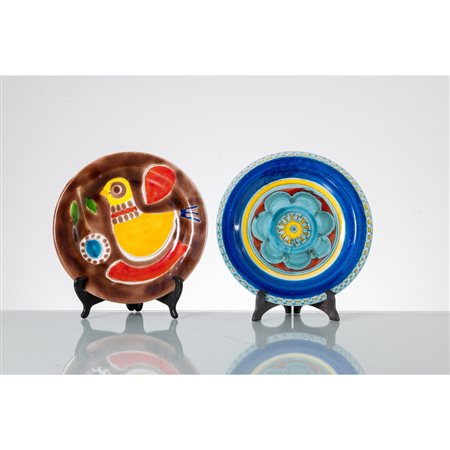 GIOVANNI DE SIMONE, Due piatti circolari