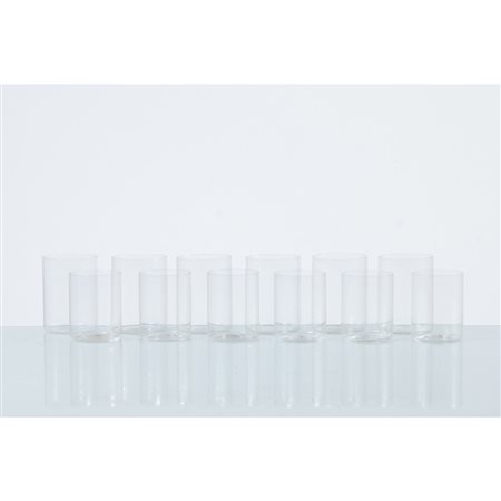 SANTI, Dodici bicchieri in vetro