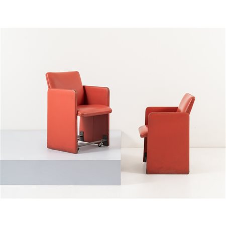 POLTRONA FRAU, Coppia di poltrone