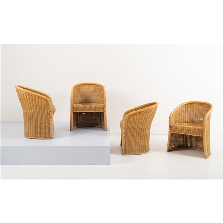 PRODUZIONE ITALIANA 1980 ca., Quattro sedie