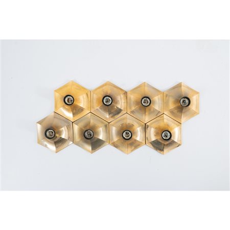 FOSNOVA, Otto lampade da parete/soffitto modello "Cloe"