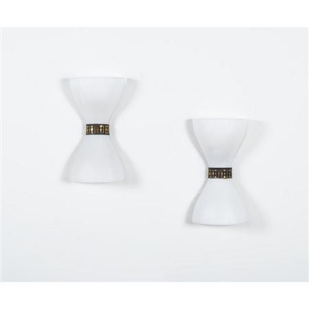 STILNOVO (Attr.le), Coppia di lampade da parete